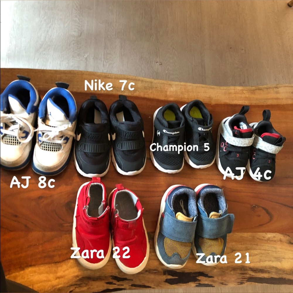 6 pairs of baby/toddlers/boys shoes